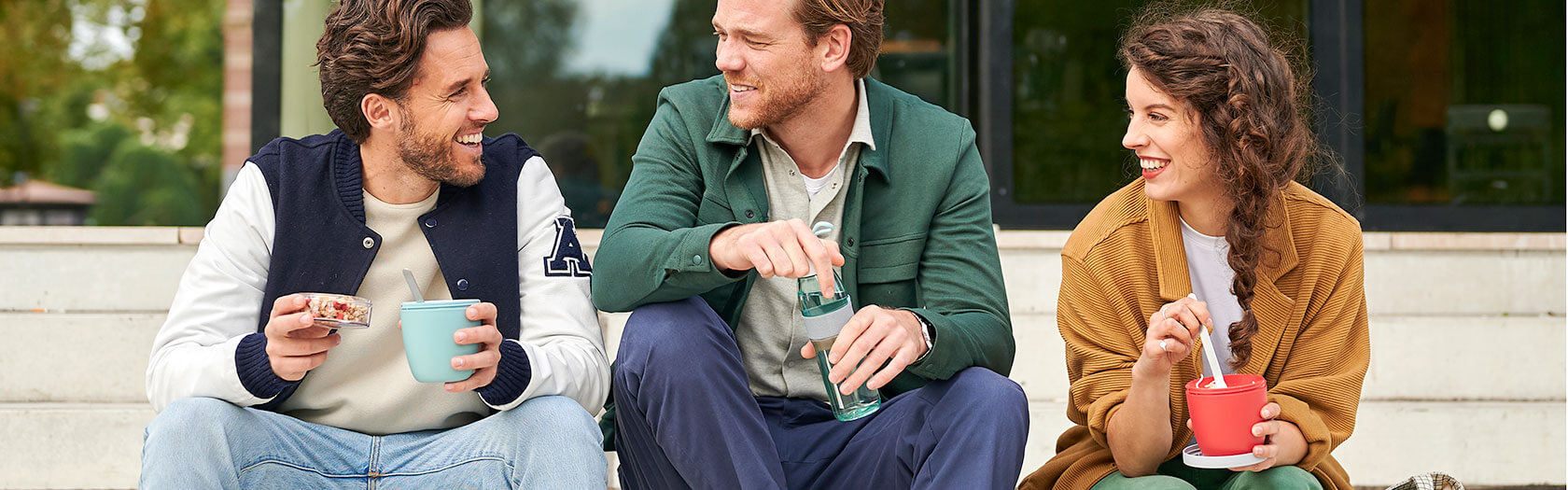 Extraflache Mepal Lunchbox mit Logo bedrucken - Banner 