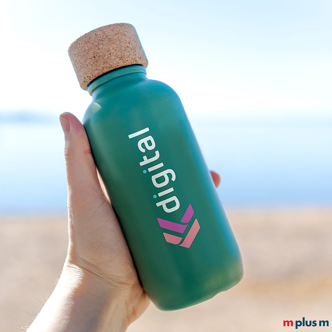 EcoBottle Wasserflasche bedruckt mit Tampondruck